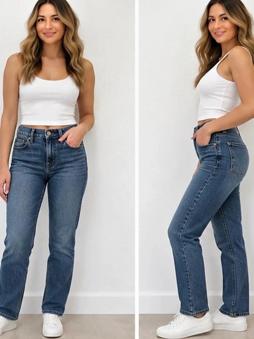 Abercrombie & Fitch The Skinny High Rise Jeans – Size 26 / 2 – Medium Blue